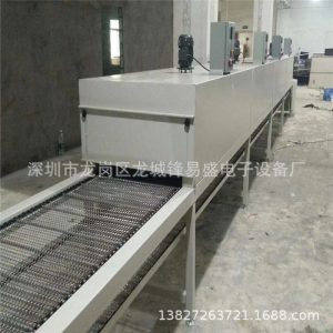 絲印流水線_高溫烘干線隧道爐五金電鍍廠網帶線東莞噴油拉絲印流水線