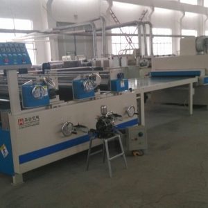 木皮板式家具專用UV油漆補土機、輥涂機、固化機生產線